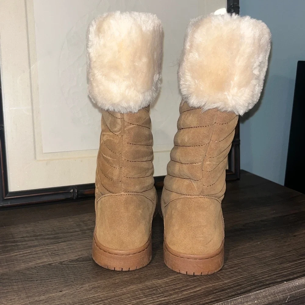 Style & Co. Womens Novaa Suede Cold Weather Winter & Snow Boots sz 7 NWT / NWOB